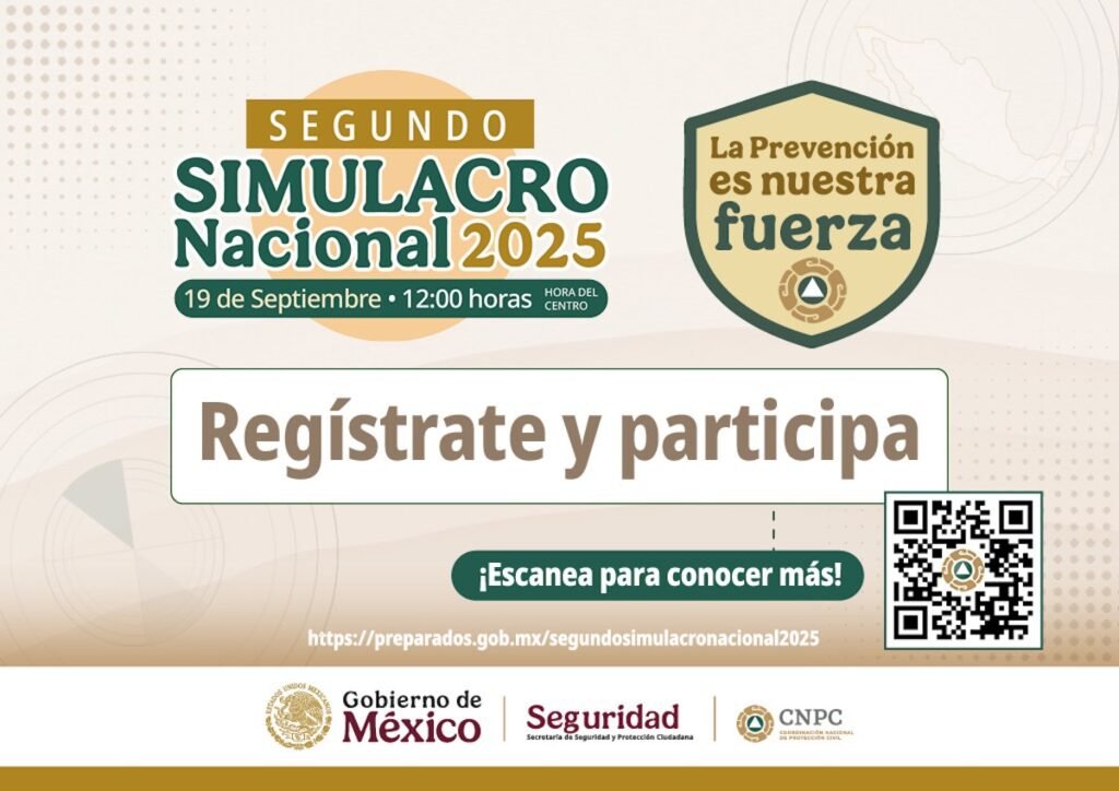 Imagen para nota del simulacro nacional de septiembre de 2025