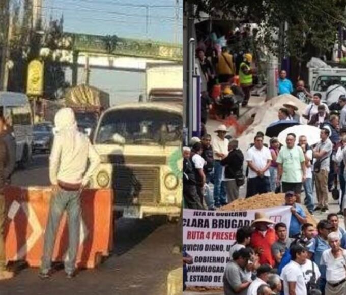 bloqueo transportistas cdmx hoy