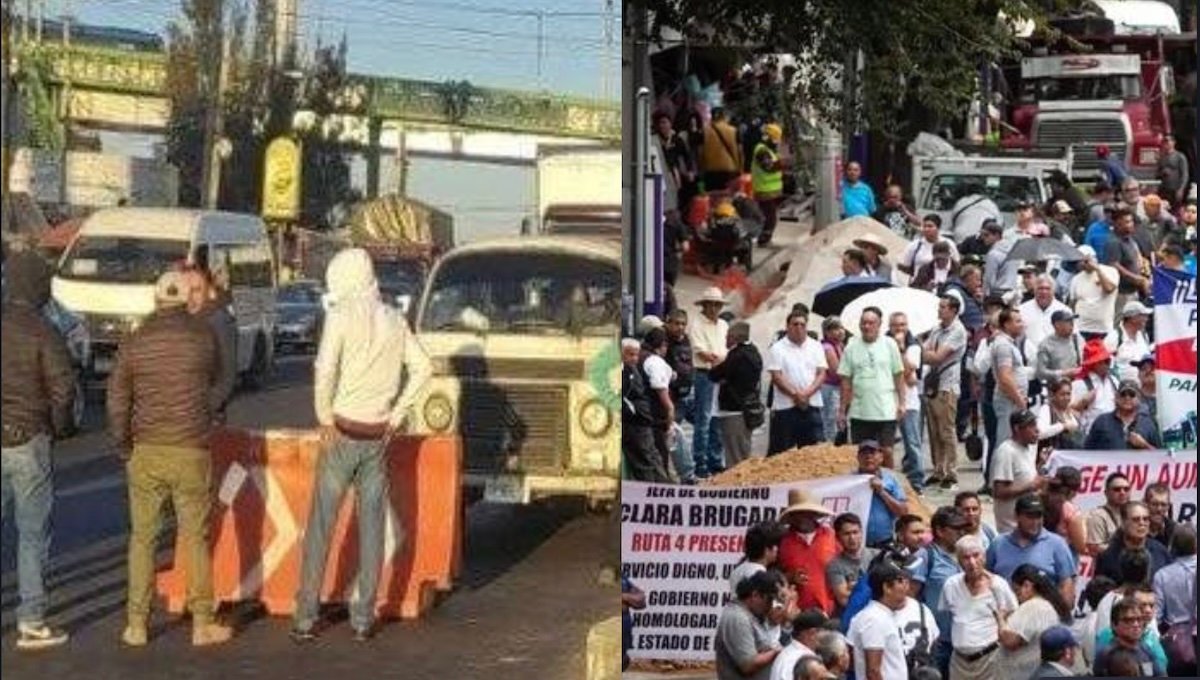 bloqueo transportistas cdmx hoy