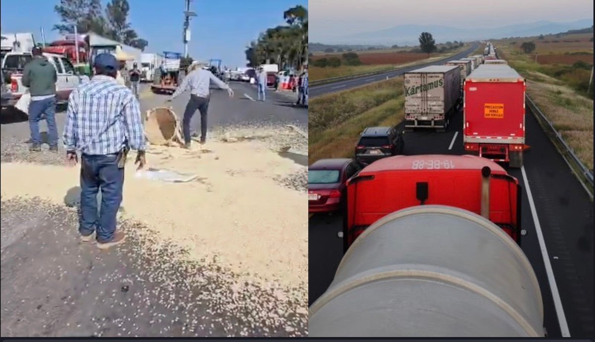 Bloqueos carreteros hoy