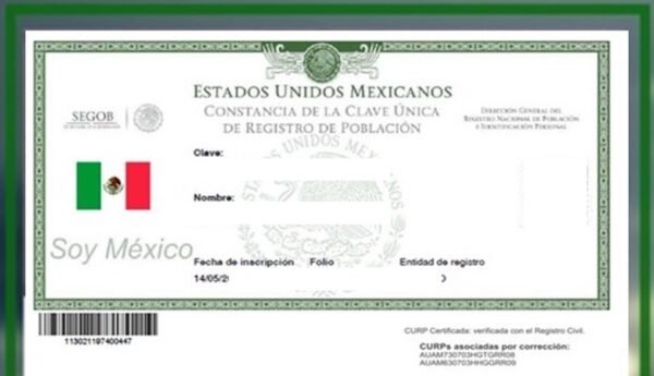 CURP biométrica en México dónde se tramita Documentos necesarios