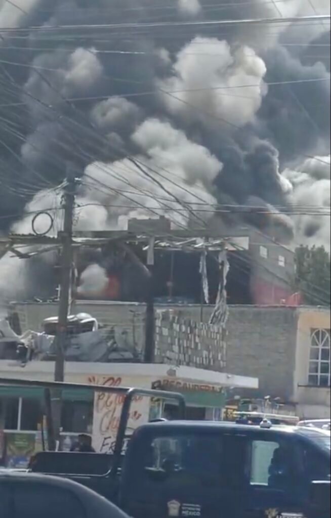 incendio fábrica colchones ecatepec