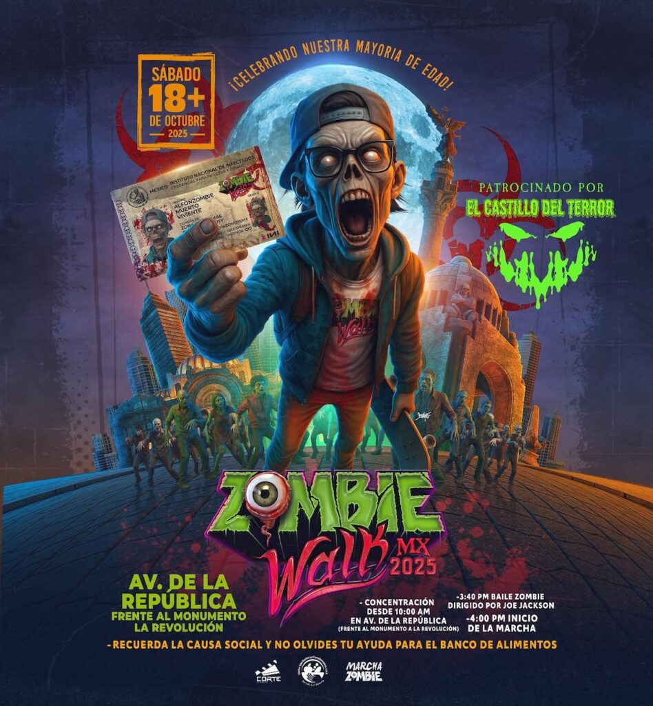 marcha zombie 2025 cdmx