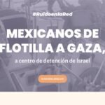 foto para nota de los Mexicanos de flotilla a Gaza, a centro de detención de Israel