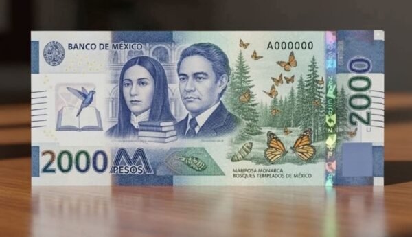 nuevo billete 2 mil pesos