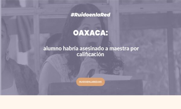 Foto de la maestra Fabiola Ortiz Medina, víctima de feminicidio en Oaxaca