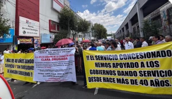 bloqueo transportistas 29 de octubre de 2025 en CDMX