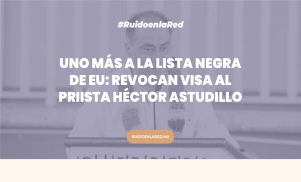 Foto de astudillo para nota de la revocación de su visa