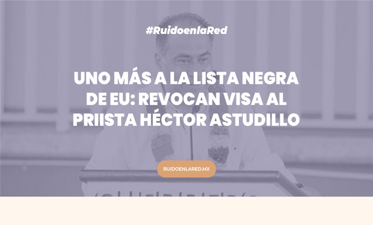 Foto de astudillo para nota de la revocación de su visa