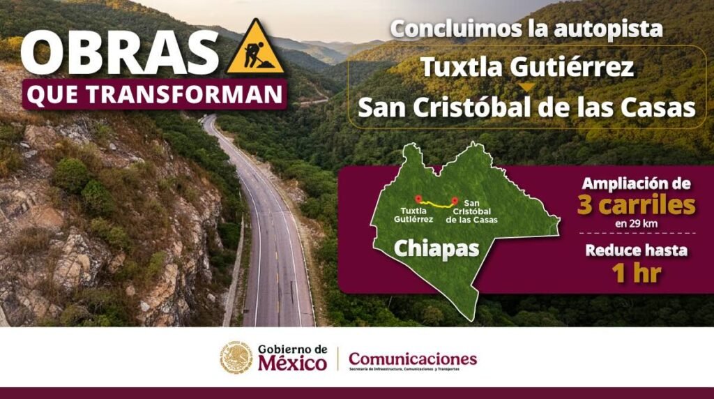foto de la Autopista Tuxtla Gutiérrez–San Cristóbal