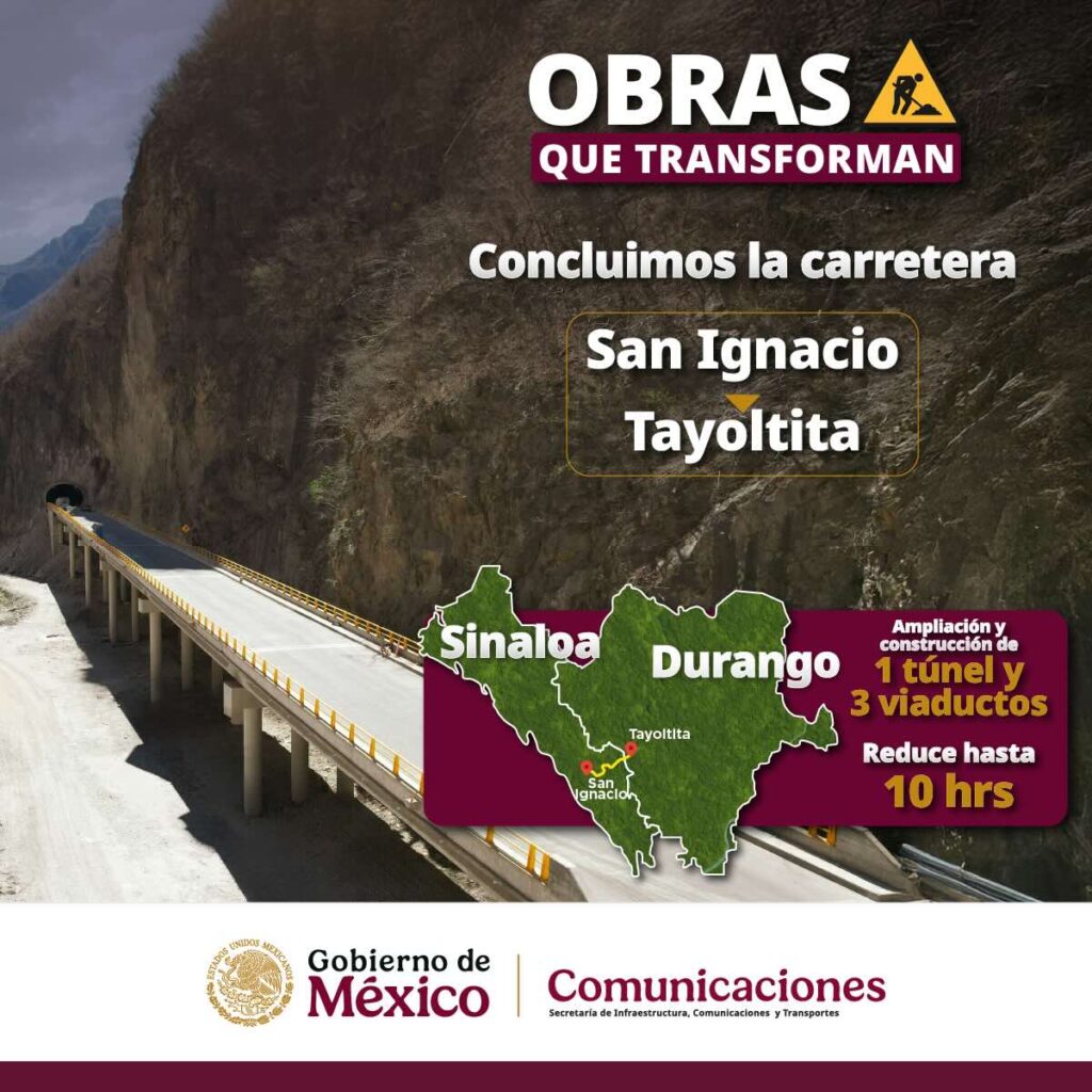 Imagen para nota de la Carretera San Ignacio-Tayoltita