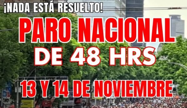 Paro nacional del CNTE