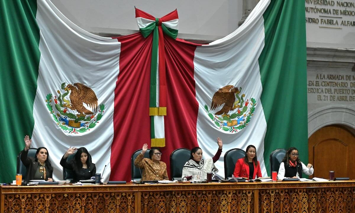 foto del congreso del edomex para nota sobre el aumento de penas por acoso