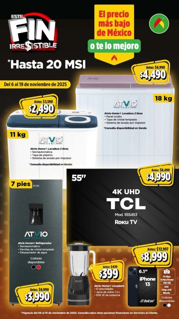 Bodega aurrera walmart sams buen fin 2025 fin irresistible