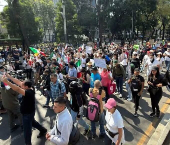 foto de la marcha generación z