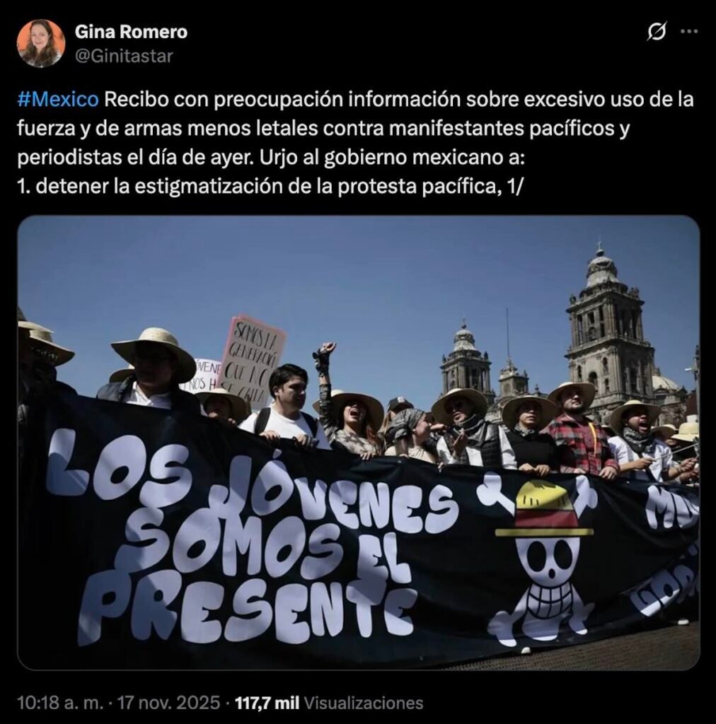 Imagen para nota de la Marcha Generación Z