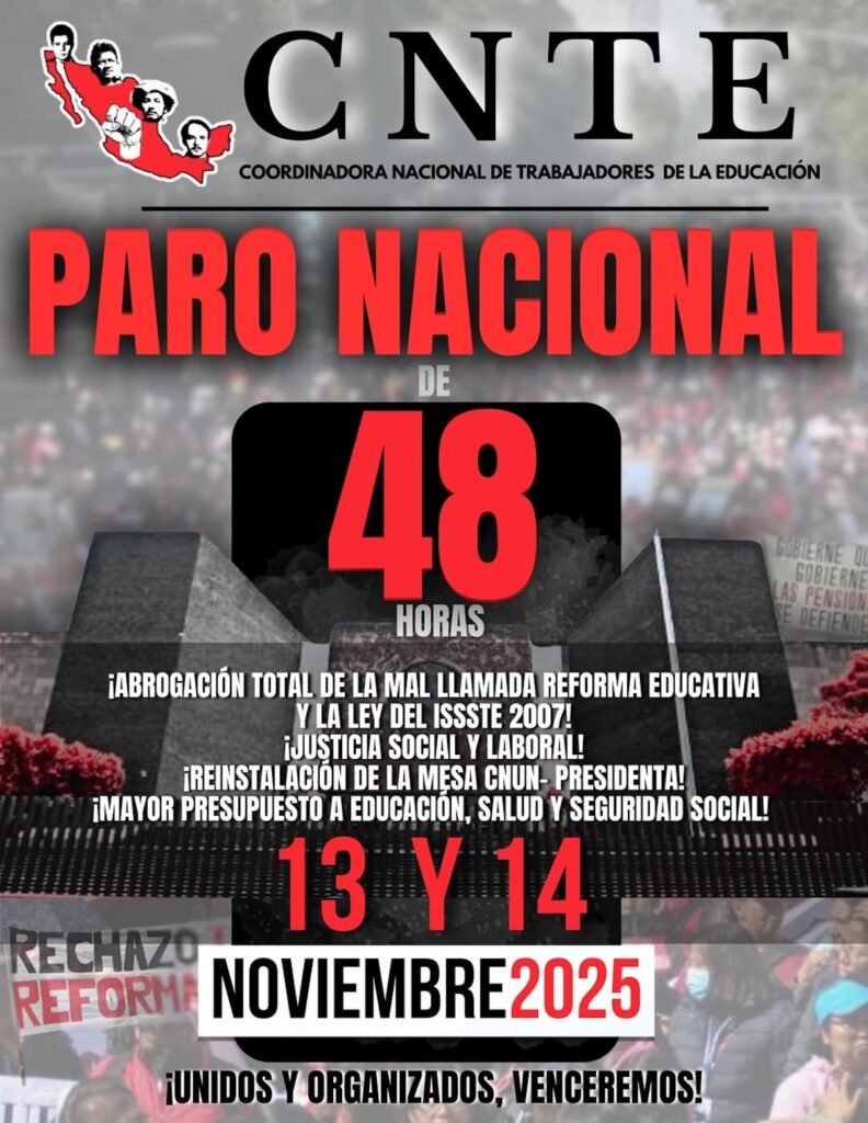 Paro nacional del CNTE