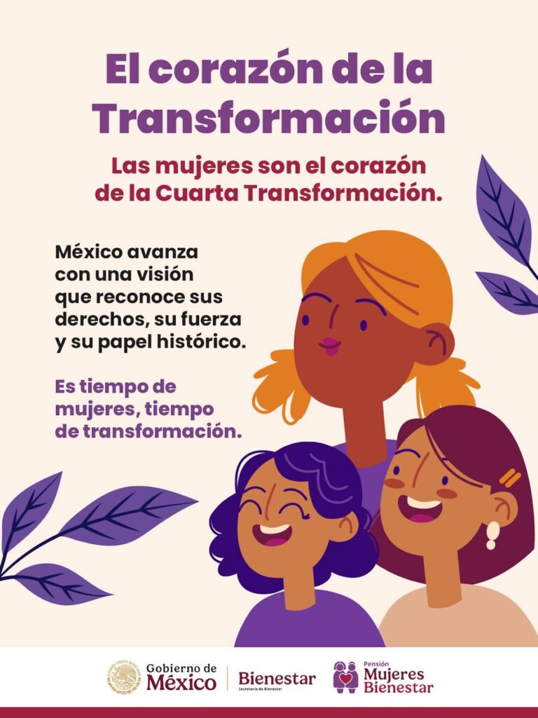 Infografía Pensión Mujeres Bienestar