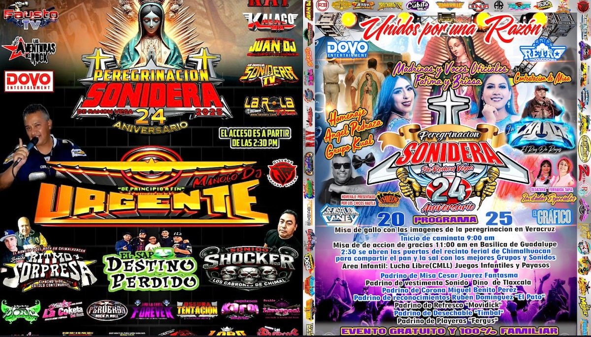 Peregrinación Sonidera 2025 baile chimalhuacán