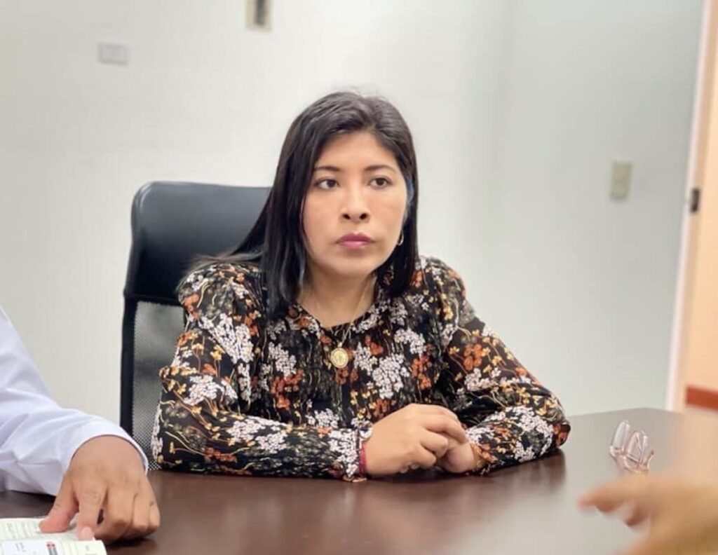 foto de betsy chávez para nota sobre asalto a la embajada de méxico en perú