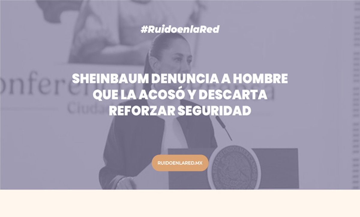 foto de claudia sheinbaum para nota sobre acoso