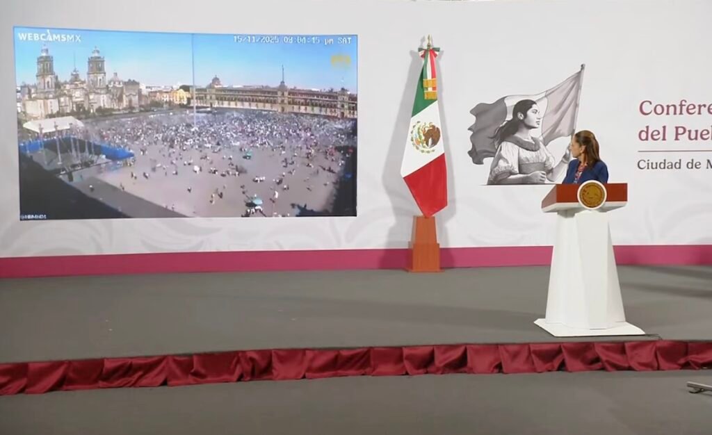 foto de sheinbaum para nota de la marcha de la generación z