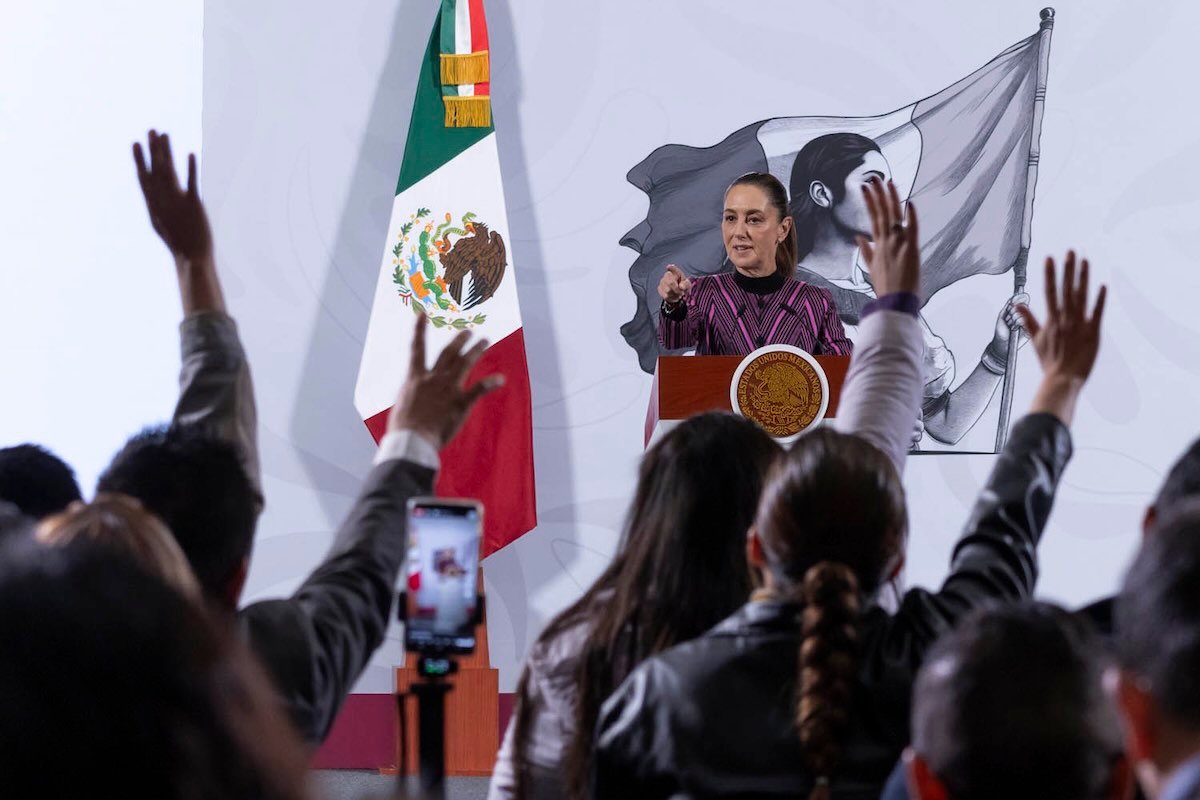 Foto de Claudia Sheinbaum para nota sobre la marcha de la generación Z