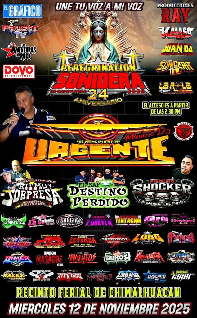 Peregrinación Sonidera 2025 baile chimalhuacán