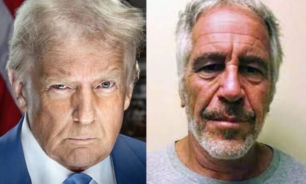 foto de trump y epstein