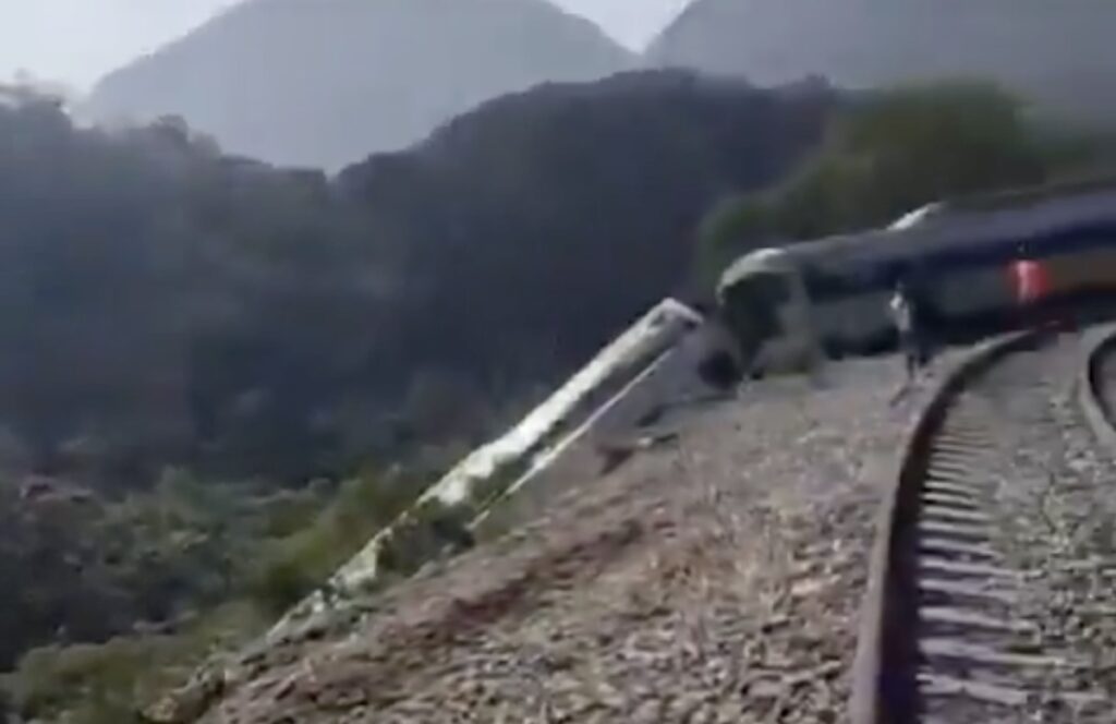 foto del accidente del tren interoceánico