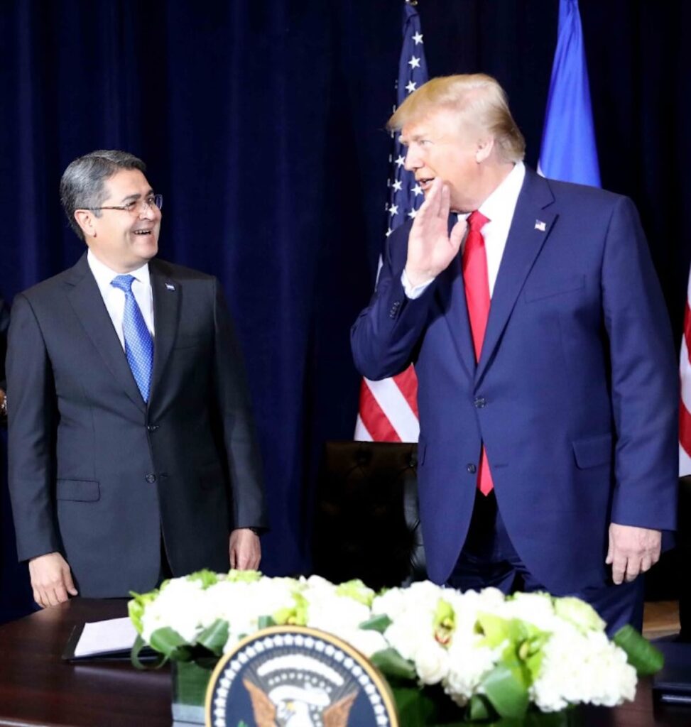 foto del expresidente de honduras juan orlando hernandez