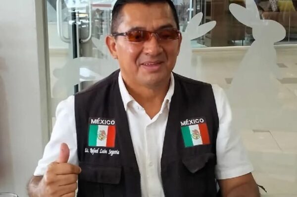 imagen del periodista de veracruz, rafael lafita león, acusado de terrorismo