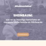 foto del supuesto coche bomba que explotó en coahuayana, michoacán