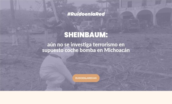 foto del supuesto coche bomba que explotó en coahuayana, michoacán