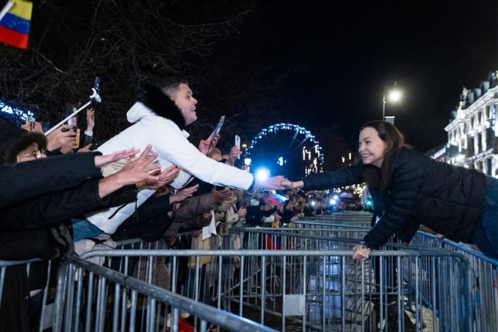 foto de maría corina machado para nota de sheinbaum y el premio nobel de la paz 