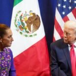 foto de sheinbaum y trump para nota de las aguas negras en tijuana