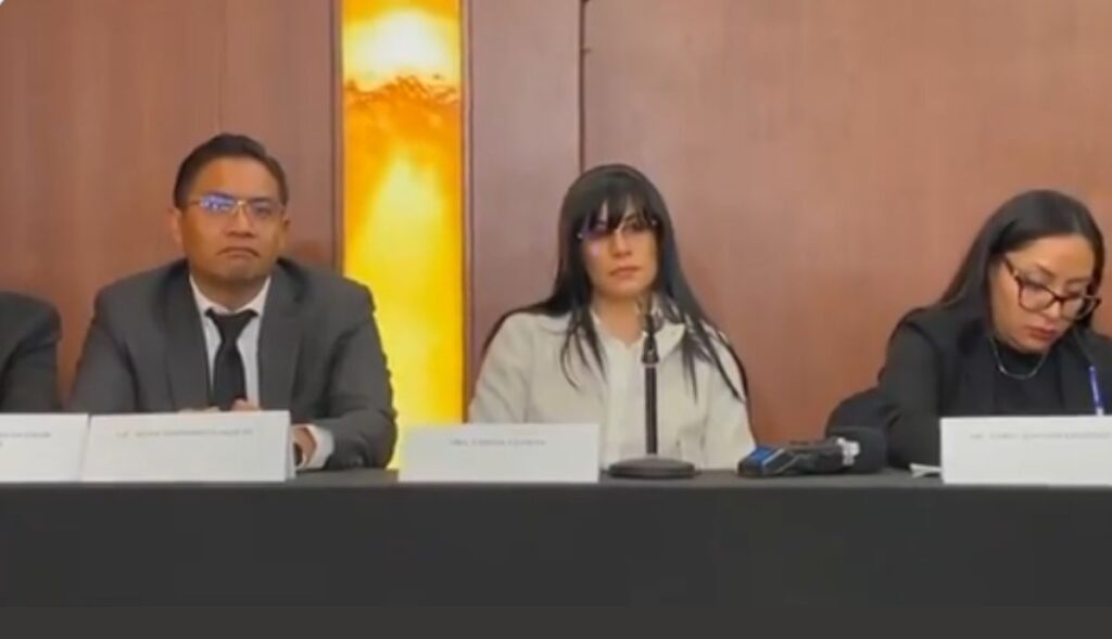 Conferencia de prensa de los familiares de los reos enviados a EU. Foto. X. Captura de pantalla