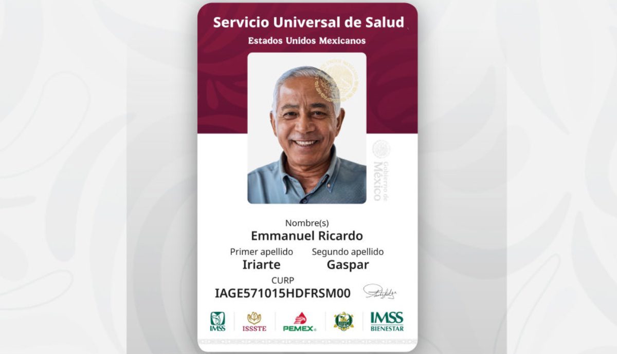 Credencial del Servicio Universal de Salud México