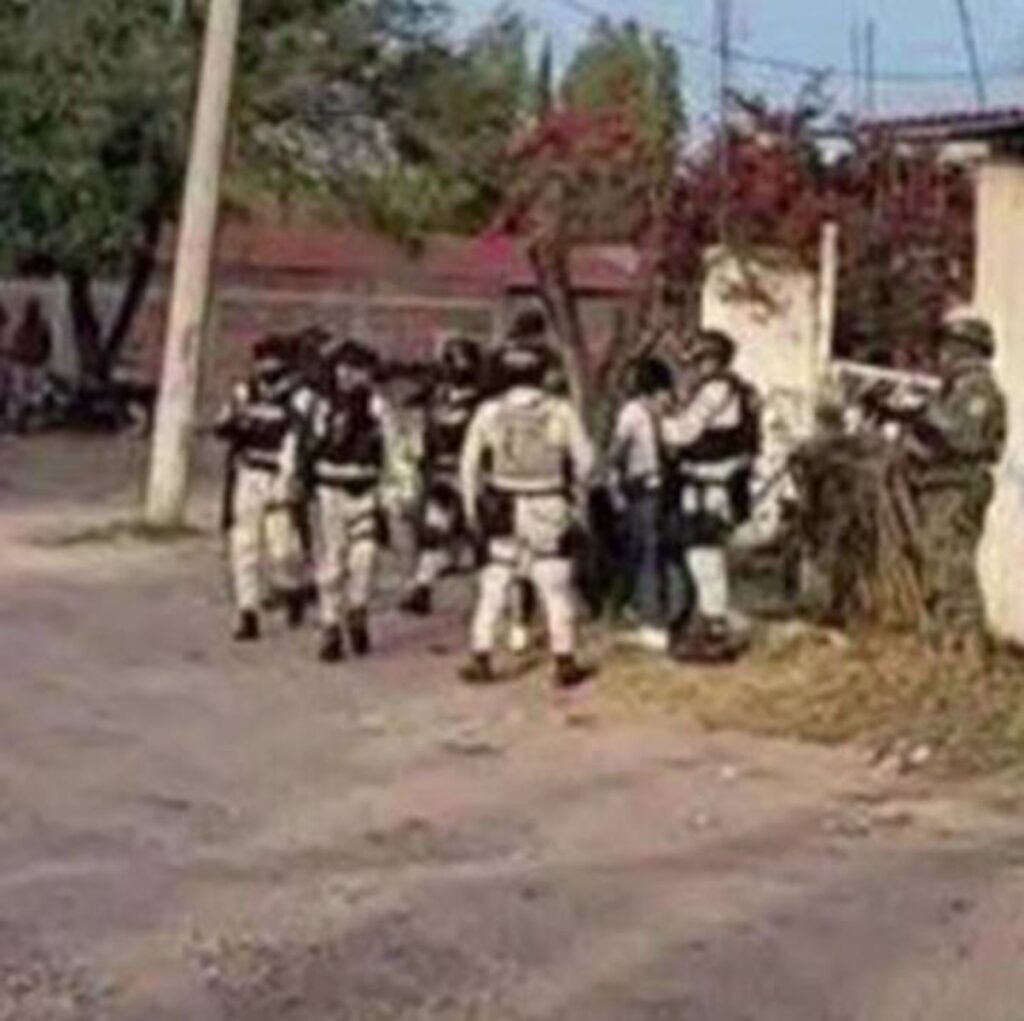 foto de la zona de la balacera en salmanca, Guanajuato