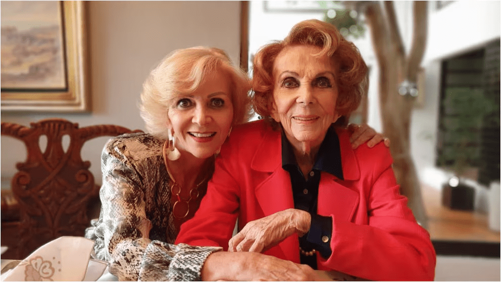 Laura Morán y Alejandra Cuevas. Foto.X.@AleCuevasMoran