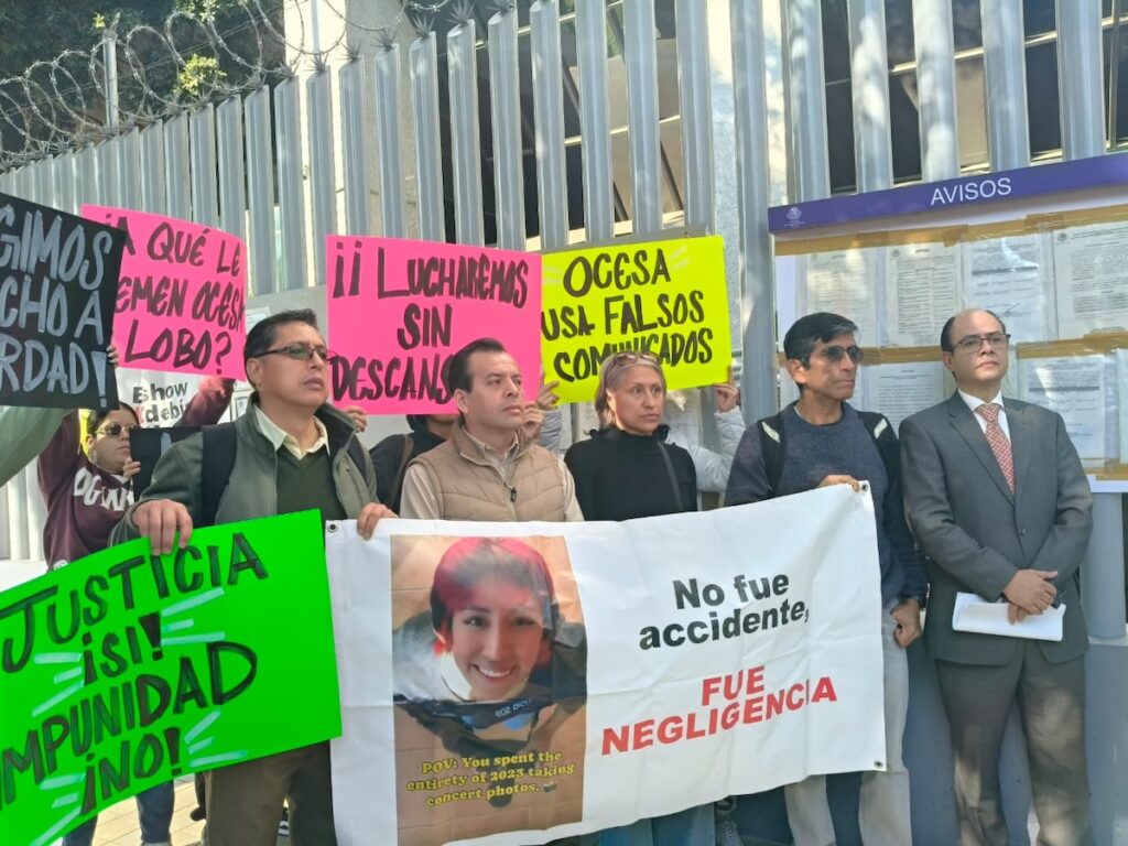 ocesa axe ceremonia berenice fiscalía cdmx