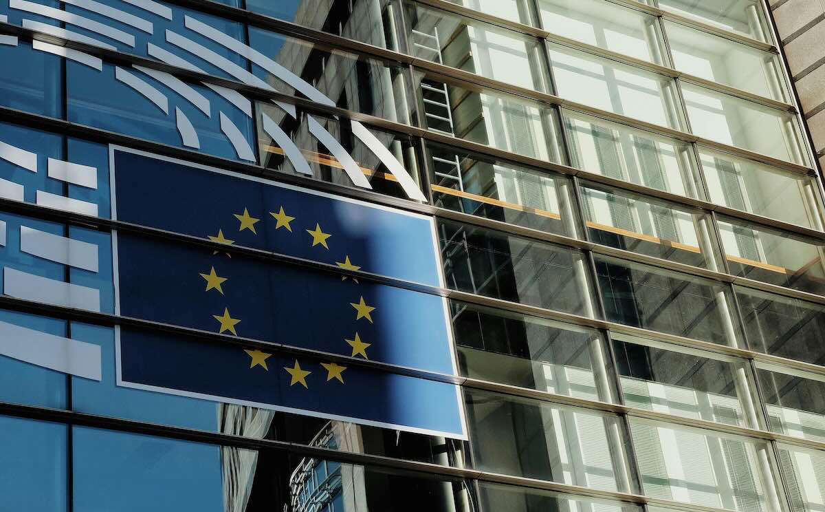 foto de bandera de la Unión Europea para nota sobre Groenlandia