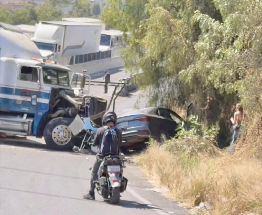 Accidente en Periférico Norte y Chamapa-Lechería hoy