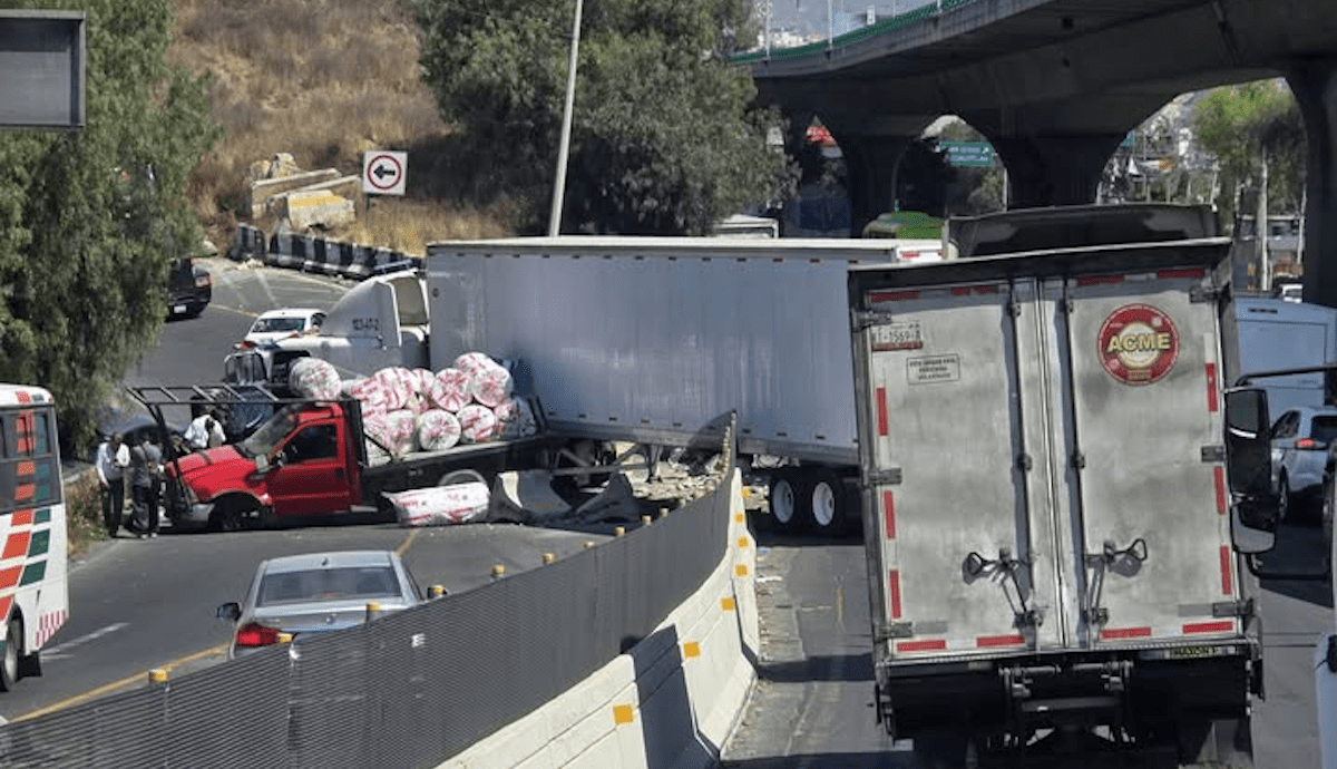 Accidente en Periférico Norte y Chamapa-Lechería hoy