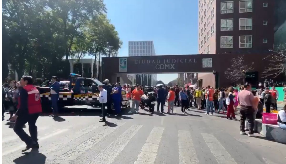 Evacúan Ciudad Judicial por amenaza de bomba , ¿qué ocurrió?