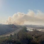 Incendio hoy bordo de Xochiaca neza