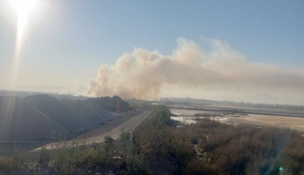 Incendio hoy bordo de Xochiaca neza