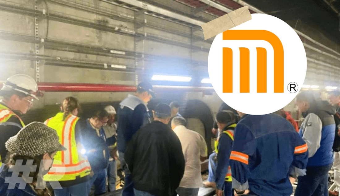 Marcha de trabajadores del Metro hoy