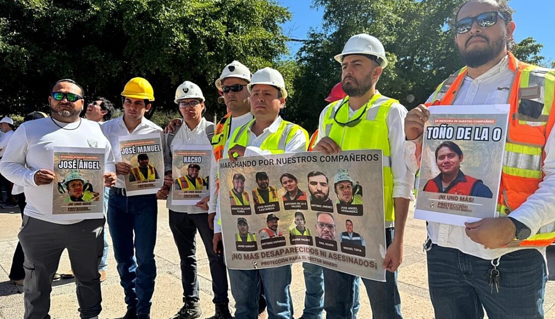 Mineros desaparecidos Concordia Sinaloa