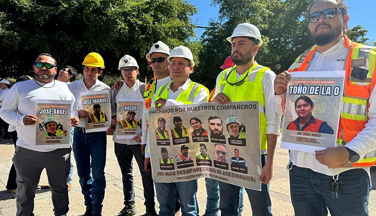 Mineros desaparecidos Concordia Sinaloa